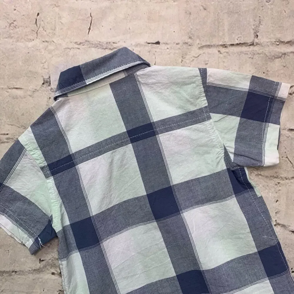 Baby Boy Plaid Button Down